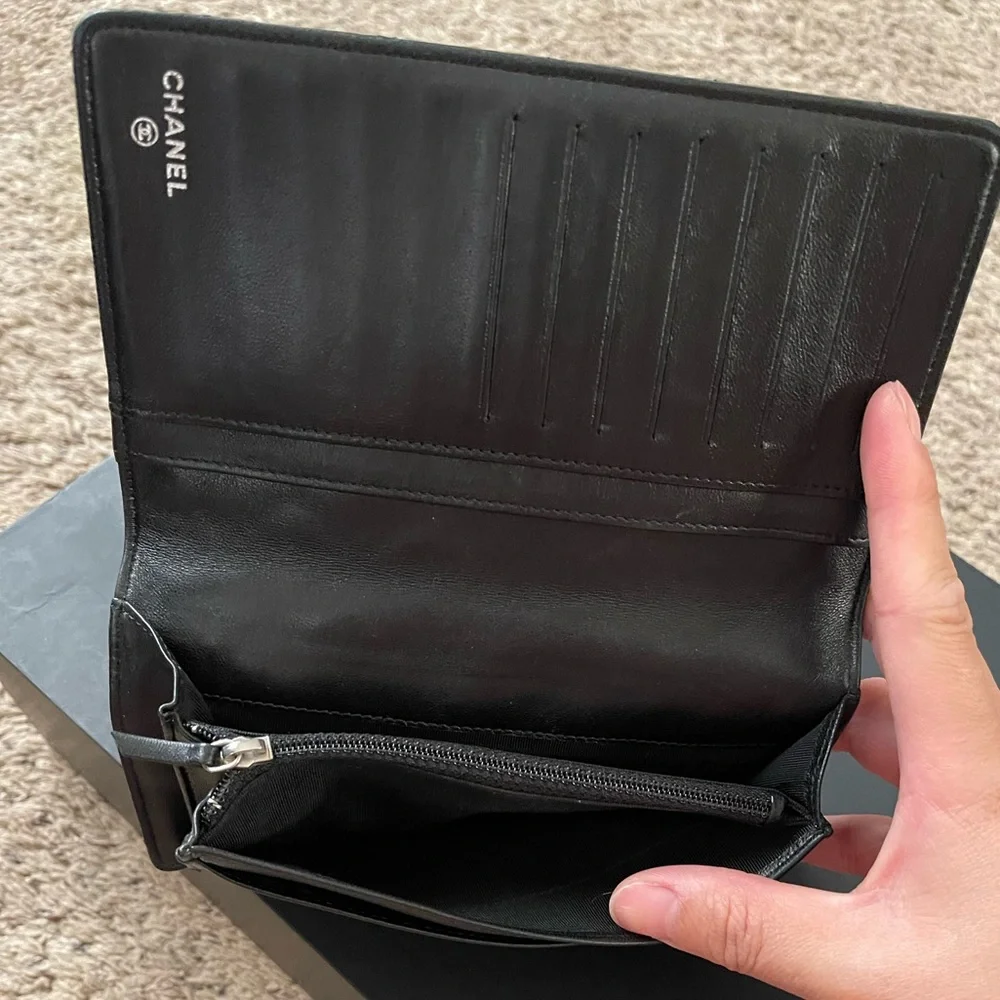 Chanel Black Patent Leather Wallet - Picture 8 of 13